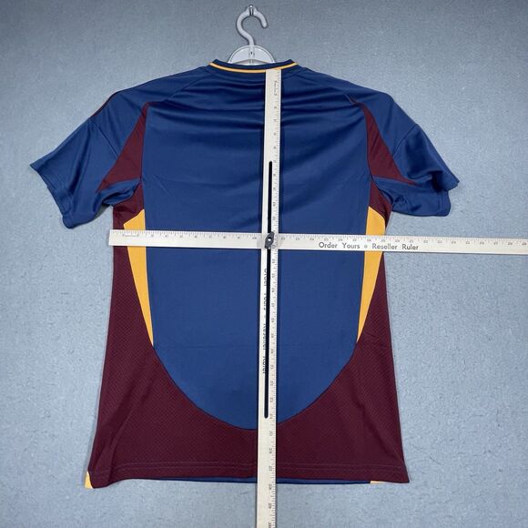 AS Roma Jersey Mens Medium Blue adidas 2024-25 Stadium Third Kit Football Soccer - Picture 9 of 9